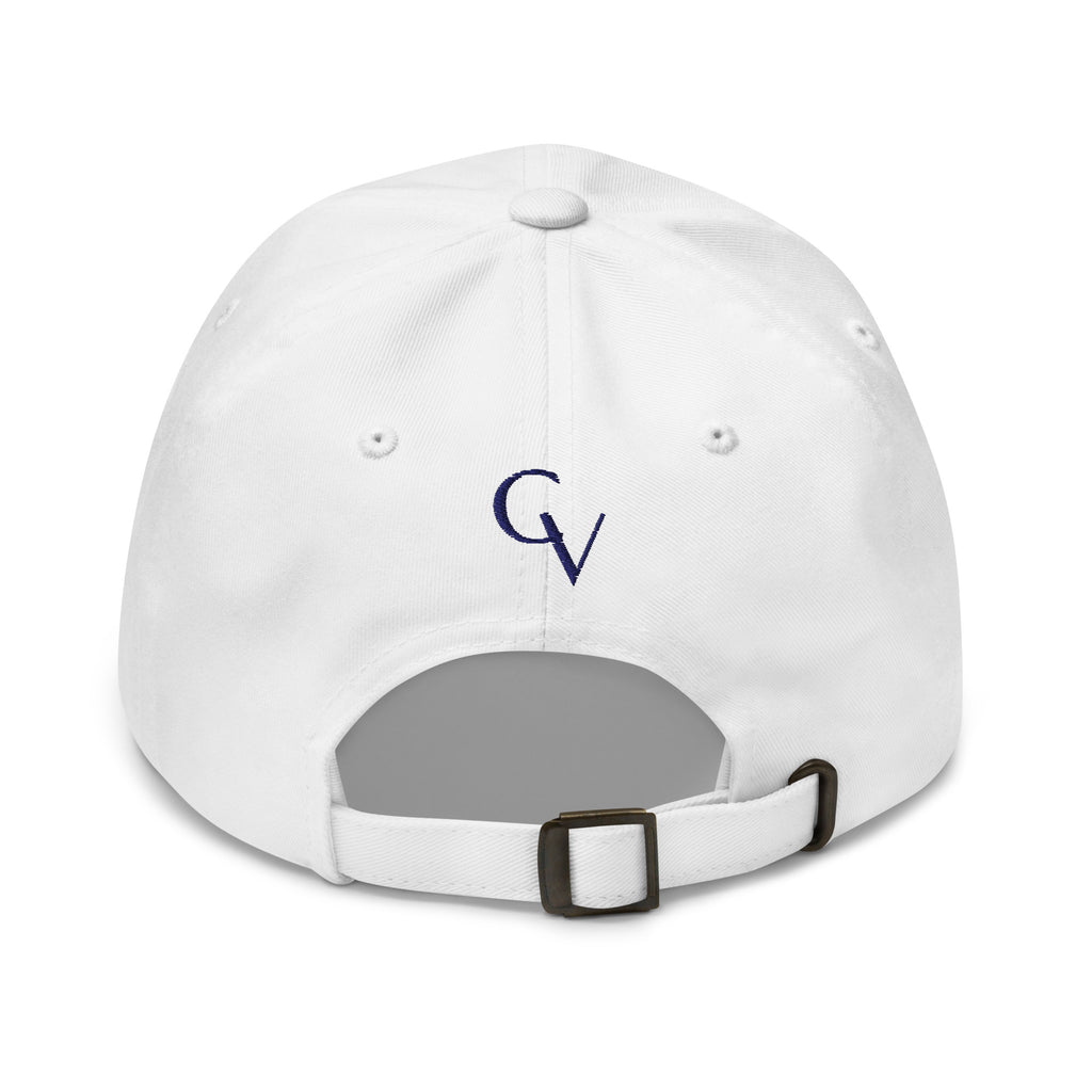 White Cap - Navy Logo