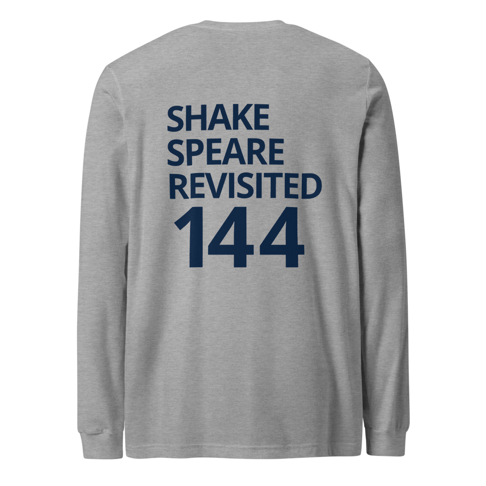 Shakespeare Revisited Long Sleeve (Navy Blue Logo)