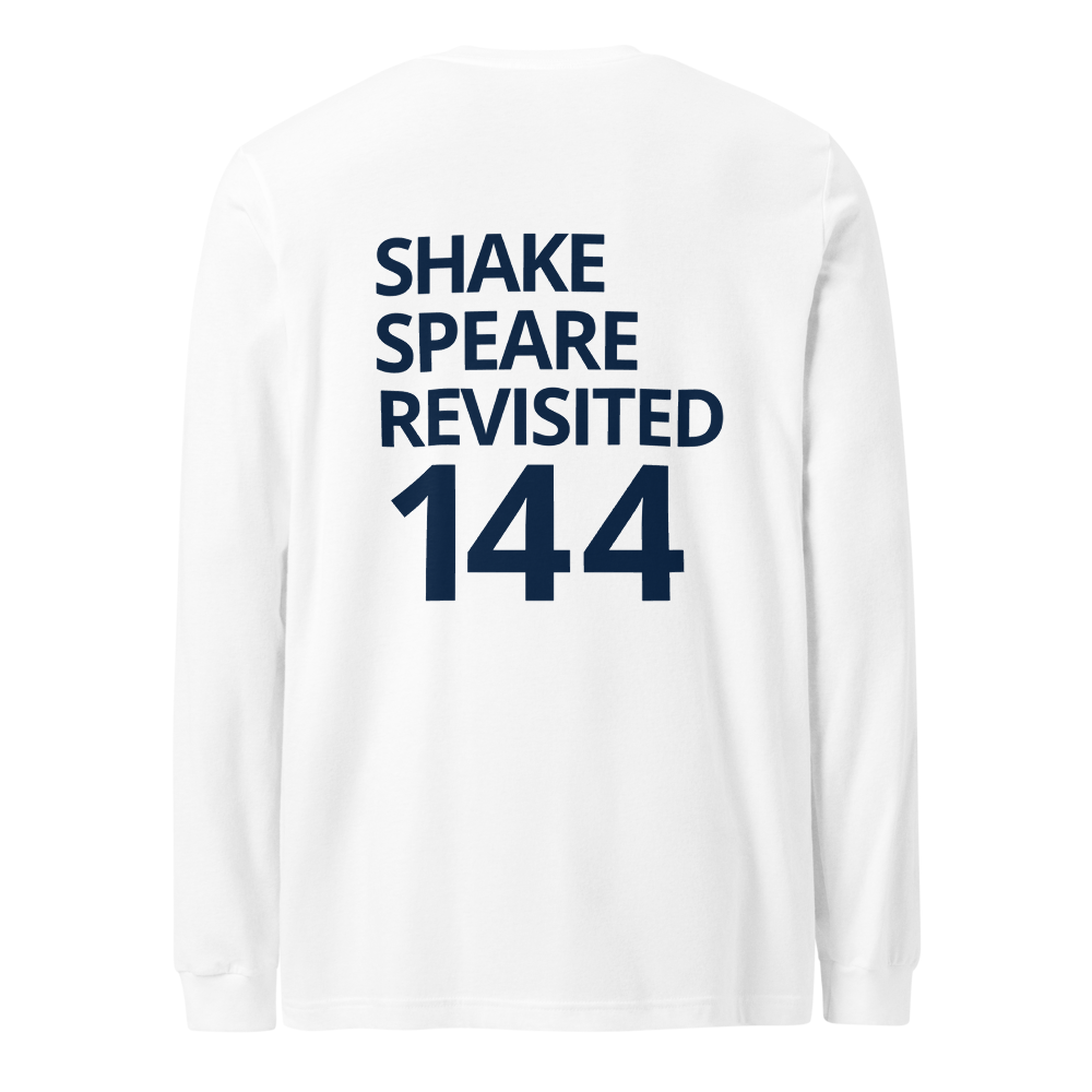 Shakespeare Revisited Long Sleeve (Navy Blue Logo)