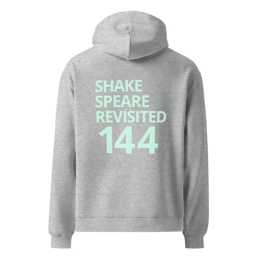 Shakespeare Revisited Oversized Hoodie (Mint Green Logo)