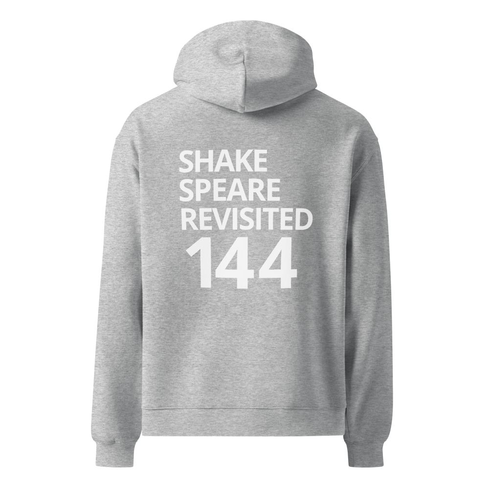 Shakespeare Revisited Oversized Hoodie (White Logo)