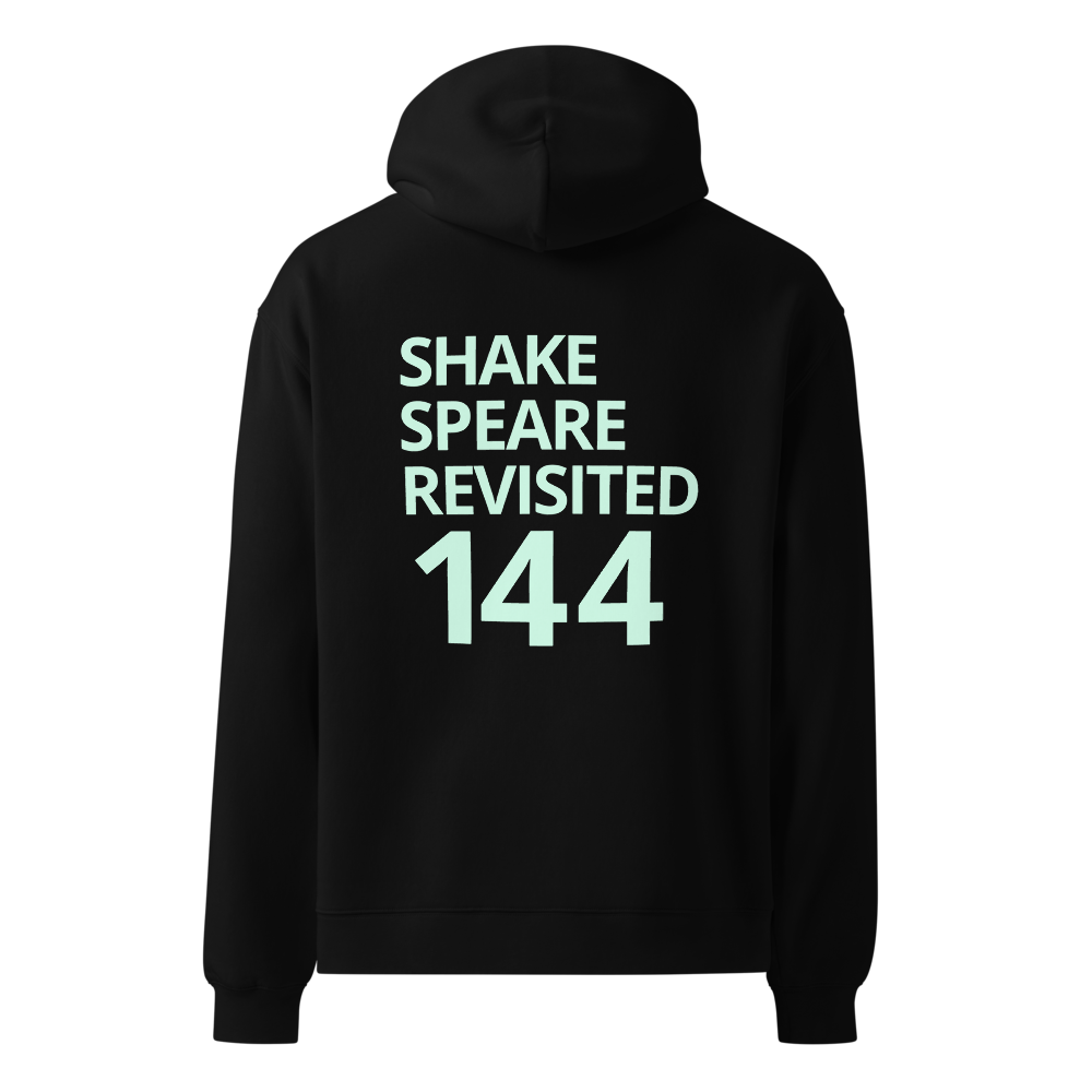 Shakespeare Revisited Oversized Hoodie (Mint Green Logo)